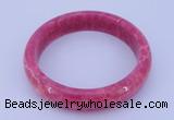 CGB201 Inner diameter 60mm fashion dyed rhodochrosite gemstone bangle