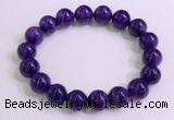 CGB2563 7.5 inches 10mm round charoite gemstone beaded bracelets