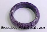 CGB2585 Inner diameter 60mm fashion charoite gemstone bracelet