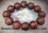 CGB3009 7.5 inches 20mm round agate bracelet wholesale