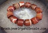 CGB3016 7.5 inches 13*16mm - 15*19mm tube agate bracelet