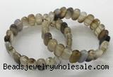 CGB3100 7.5 inches 8*15mm oval agate gemstone bracelets