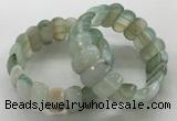 CGB3146 7.5 inches 11*23mm faceted oval agate bracelets