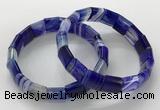 CGB3170 7.5 inches 12*15mm rectangle agate bracelets wholesale