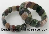 CGB3229 7.5 inches 12*20mm oval Indian agate bracelets