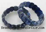 CGB3236 7.5 inches 12*20mm oval lapis lazuli bracelets