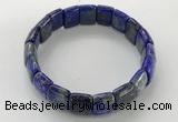 CGB3344 7.5 inches 10*15mm rectangle lapis lazuli bracelets