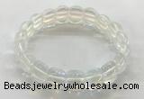 CGB3365 7.5 inches 10*15mm oval synthetic moonstone bracelets