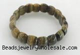 CGB3380 7.5 inches 10*15mm oval yellow tiger eye bracelets