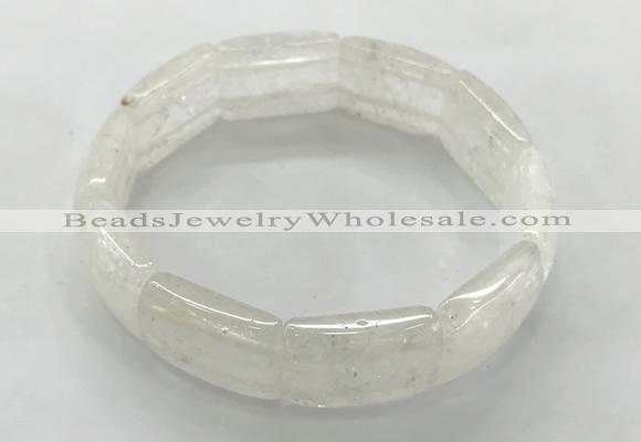 CGB3400 7.5 inches 15*21mm white crystal bracelets wholesale