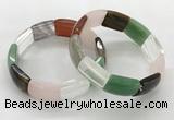 CGB3405 7.5 inches 15*21mm mixed gemstone bracelets