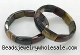 CGB3412 7.5 inches 15*21mm mixed yellow tiger eye gemstone bracelets