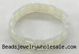 CGB3424 7.5 inches 12*15mm faceted rectangle opal bracelets