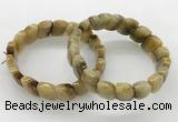 CGB3448 7.5 inches 10*15mm faceted marquise golden tiger eye bracelets