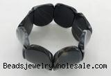 CGB3505 7.5 inches 30*40mm oval agate bracelets wholesale