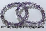 CGB4015 7.5 inches 8mm faceted round ametrine beaded bracelets