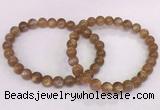 CGB4548 7.5 inches 7mm round sunstone beaded bracelets