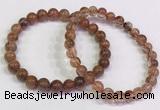 CGB4619 6mm - 7mm round golden rutilated quartz beaded bracelets