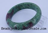 CGB470 Inner diameter 60mm fashion dyed ruby zoisite gemstone bangle