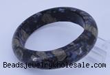 CGB477 Inner diameter 62mm fashion grey opal gemstone bangle