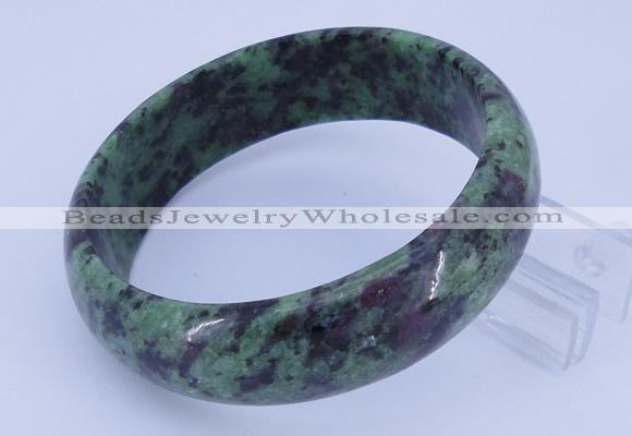 CGB481 Inner diameter 62mm fashion natural ruby zoisite gemstone bangle