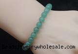 CGB5010 6mm, 8mm round green aventurine beads stretchy bracelets