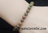 CGB5062 6mm, 8mm round unakite beads stretchy bracelets