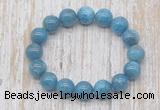 CGB5321 10mm, 12mm round apatite beads stretchy bracelets