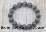 CGB5324 10mm, 12mm round eagle eye beads stretchy bracelets