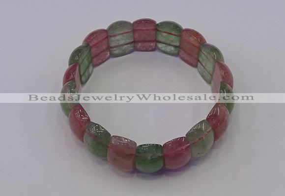 CGB666 7.5 inches 12*20mm mixed strawberry quartz bracelet