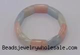 CGB668 7.5 inches 15*20mm morganite gemstone bracelet