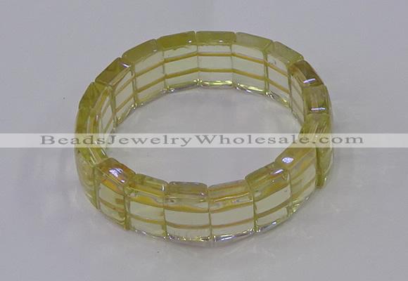 CGB671 7.5 inches 11*16mm lemon quartz bracelet wholesale