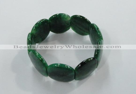 CGB704 8 inches 25*30mm agate gemstone bracelet wholesale