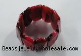 CGB708 8 inches 21*55mm agate gemstone bracelet wholesale