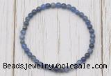 CGB7212 4mm tiny sodalite beaded meditation yoga bracelets