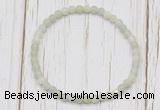 CGB7240 4mm tiny New jade beaded meditation yoga bracelets