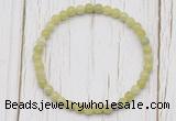 CGB7242 4mm tiny China jade beaded meditation yoga bracelets