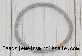 CGB7305 4mm tiny labradorite beaded meditation yoga bracelets