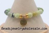 CGB7786 8mm Australia chrysoprase bead with luckly charm bracelets