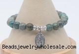 CGB7795 8mm African turquoise bead with luckly charm bracelets