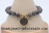 CGB7827 8mm rainbow labradorite bead with luckly charm bracelets