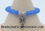 CGB7879 8mm candy jade bead with luckly charm bracelets whoesale