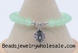 CGB7881 8mm candy jade bead with luckly charm bracelets whoesale