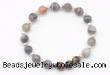 CGB8217 8mm Botswana agate & yellow tiger eye beaded stretchy bracelets