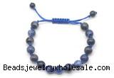 CGB8779 8mm,10mm round sodalite adjustable macrame bracelets