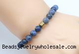 CGB8855 8mm, 10mm sodalite & drum hematite power beads bracelets