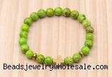 CGB8933 8mm, 10mm green sea sediment jasper, cross & rondelle hematite beaded bracelets