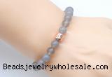 CGB9261 8mm, 10mm grey agate & drum hematite power beads bracelets