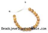 CGB9498 8mm, 10mm golden tiger eye & drum hematite adjustable bracelets