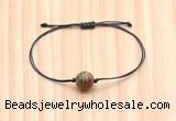 CGB9925 Fashion 12mm picasso jasper adjustable bracelet jewelry